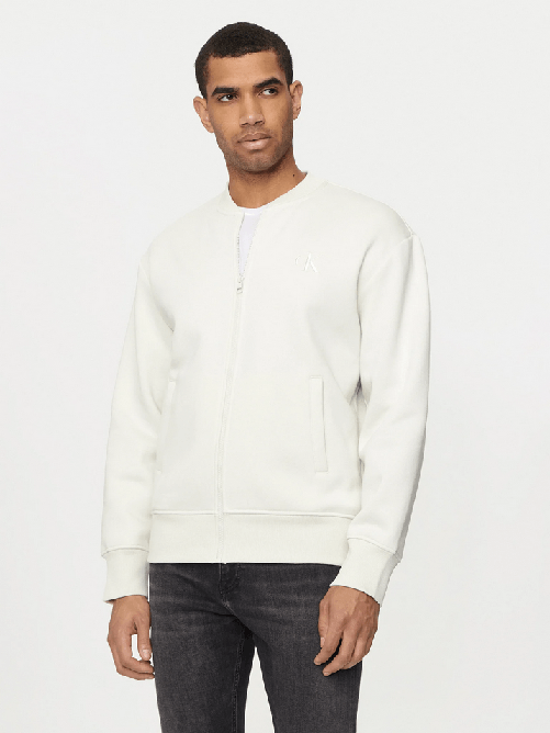 CALVIN KLEIN JEANS MAGLIA FELPA FELPE UOMO CALVIN KLEIN JEANS J30J325915 BEIGE ORIGINALE AI 2025 Colore Beige,Taglia L