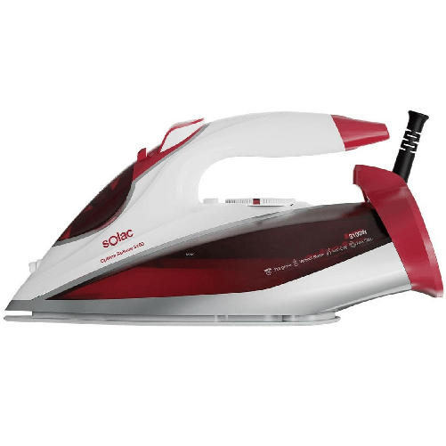 Solac Optima Relieve 3100 Ferro a vapore Piastra in Ceramica 3100 W Rosso, Bianco Solac Ferro da Stiro a Vapore Solac PV2040 3100 W