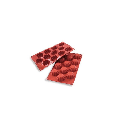 STAMPO MINII BRIOCHETTE 12 CavitÃ 6cm Classic Terracotta Silicone