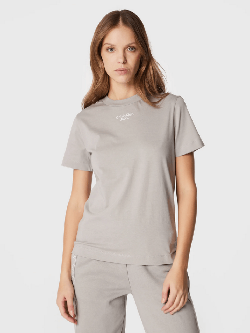 CALVIN KLEIN JEANS MAGLIA T SHIRT DONNA CALVIN KLEIN JEANS J20J219889 GRIGIO ORIGINALE AI 2024 Colore Grigio,Taglia M