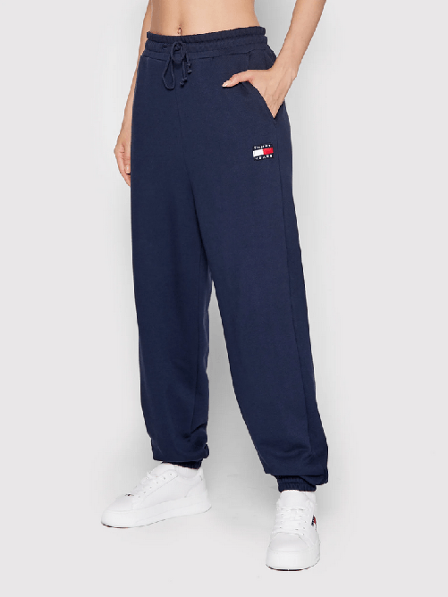 TOMMY JEANS PANTALONE TUTA TUTE DONNA TOMMY JEANS DW0DW13820 BLU ORIGINALE AI 2025 Colore Blu,Taglia S