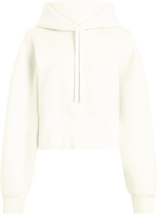 CALVIN KLEIN JEANS MAGLIA FELPA FELPE DONNA CALVIN KLEIN JEANS J20J224351 BEIGE ORIGINALE AI 2025 Colore Beige,Taglia S