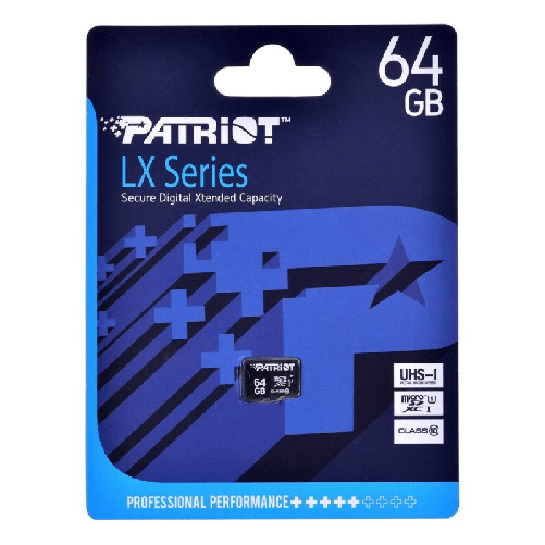 Patriot Memory Scheda Micro SD Patriot Memory PSF64GMDC10 64 GB