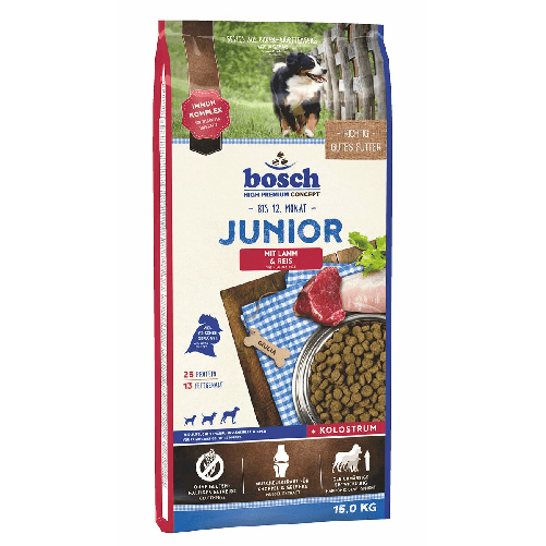 BOSCH mangime BOSCH Cucciolo/Junior Agnello Riso 15 kg