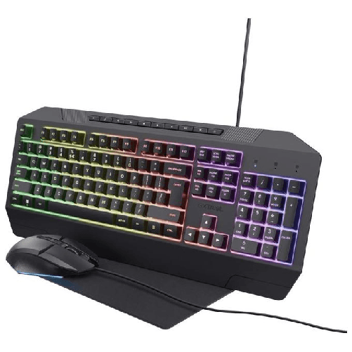 Trust GXT 791 tastiera Mouse incluso USB QWERTY Italiano Nero