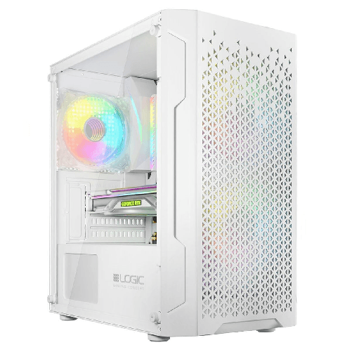 Logic Case computer desktop ATX Logic ARAMIS ARGB Bianco