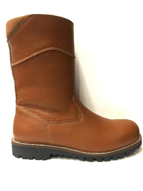 OLANG SCARPE STIVALI STIVALE UOMO OLANG MONTREAL BRETEX 895 CUOIO ALCE PELLE AI Taglia 46,Colore Marrone