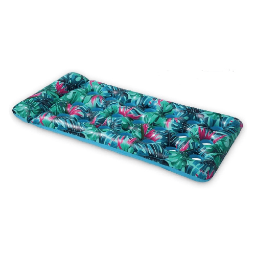 TrAdE Shop Traesio Materassino Gonfiabile Galleggiante Con Poggiatesta Per Piscina 21 Fori 180x85cm 628529 -