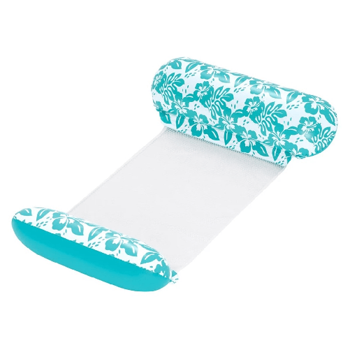 TrAdE Shop Traesio Materasso Amaca Gonfiabile Galleggiante Design Tropicale Piscina 114x81x22cm 43839 -