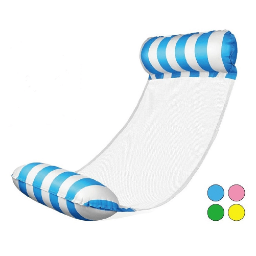 TrAdE Shop Traesio Materassino Galleggiante Amaca Gonfiabile Per Piscina Spiaggia Mare 130x70cm 618441 -