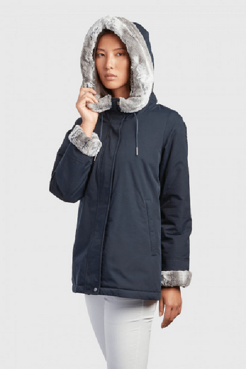 GIUBBOTTO PARKA DONNA CANADIENS ANITA 2 CAI01323N 0390 BLU ORIGINALE AI 2024 IT 40 Blu