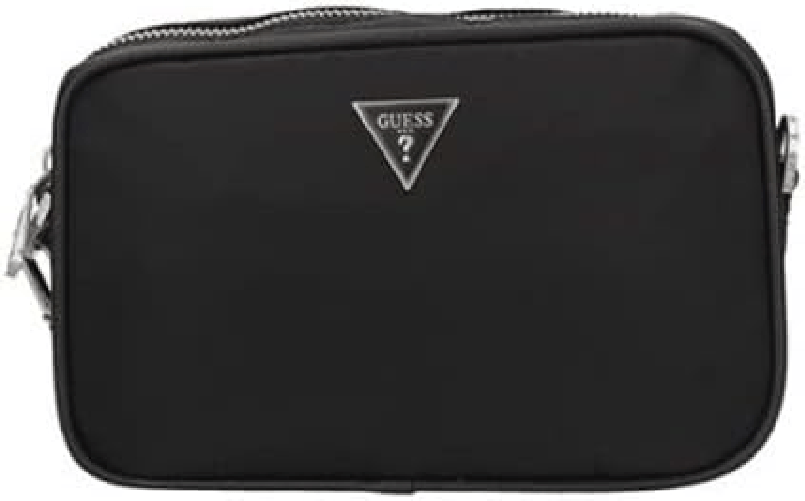GUESS BORSA BORSE BORSELLO UOMO GUESS HMECRNP2244 NERO ORIGINALE PE Colore Nero,Taglia Unica