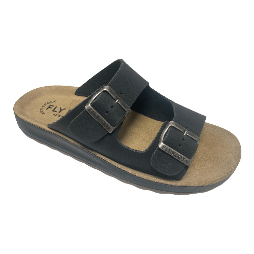 FLYFLOT SCARPE SANDALI UOMO FLYFLOT ALVIGNANO 78 171 4C PELLE 2503 NERO ORIGINAL PE 2024 Taglia 46,Colore Nero