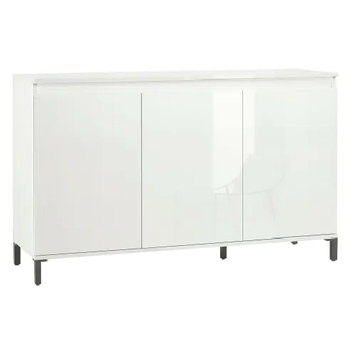 BricoShop24 Madia Bianca Moderna 138x94 cm 3 Ante da Ingresso