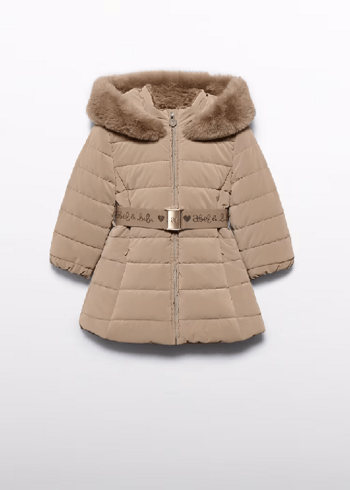 ABEL & LULA by MAYORAL GIUBBINO GIUBBOTTO BAMBINA ABEL E LULA 5839 05839 21 BEIGE ORIGINALE AI 2025 Colore Beige,Taglia 4 anni