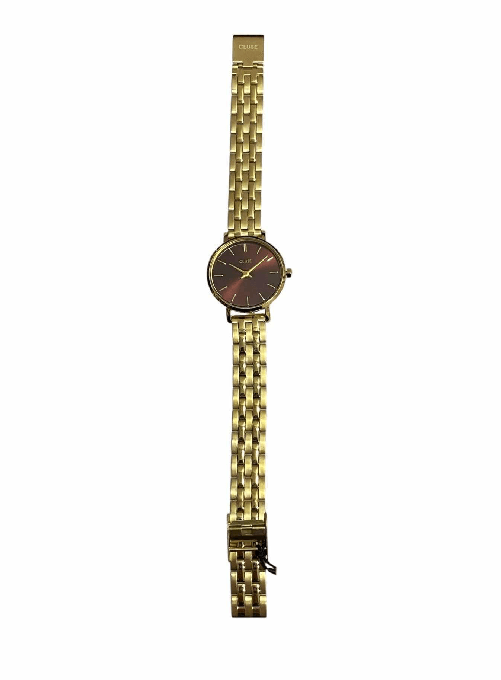 CLUSE OROLOGIO QUARZO TEMPO DONNA CLUSE CW10505 28 ACCIAIO ROSSO ORIGINALE AI 2025 Taglia Unica,Colore Rosso