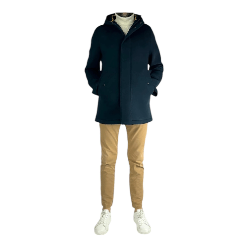 MANUEL RITZ GIUBBOTTO GIACCONE UOMO MANUEL RITZ 3732H8427C 89 BLU ORIGINALE AI 2025 Taglia IT 54,Colore Blu