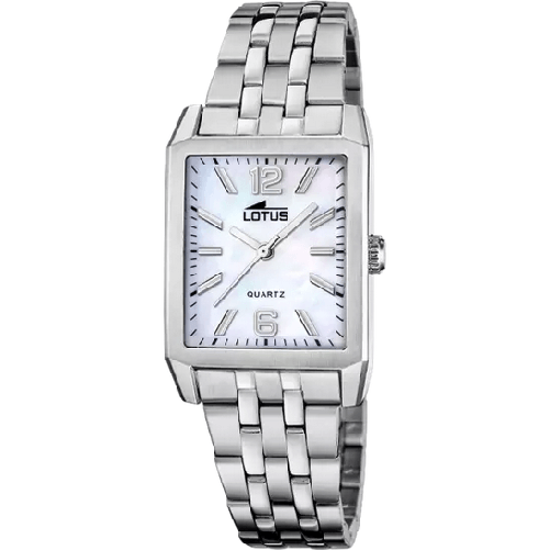 LOTUS OROLOGIO ANALOGICO DONNA LOTUS 18985 1 ACCIAIO 27 BIANCO ORIGINALE AI 2025 Taglia Unica,Colore Bianco