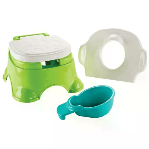 Fisher Price Fisher-Price Everything Baby DLT00 vasino per bambino Plastica Blu, Verde, Bianco Fisher Price Vasino Sgabellino Del Re
