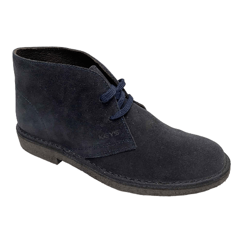 KEYS SCARPE POLACCO CASUAL UOMO KEYS 7288 PELLE BLU ORIGINALE AI Colore Blu,Taglia 39