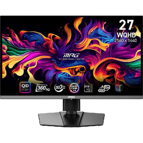 Msi mpg 271qrx qd-oled monitor pc 67,3 cm (26.5") 2560 x 1440 pixel wide quad hd nero