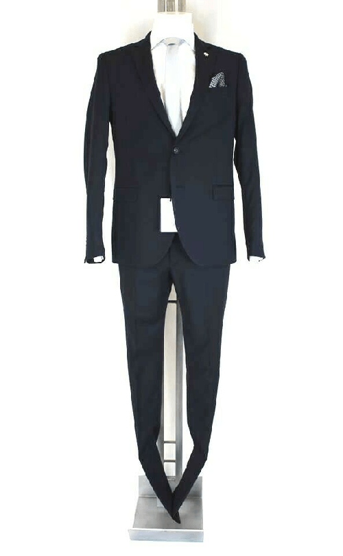 MANUEL RITZ ABITO VESTITO CERIMONIA UOMO MANUEL RITZ ORIGINALE 2630A3888 193043 BLU PE Taglia IT 54,Colore Blu