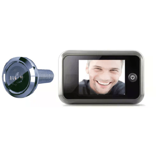 BricoShop24 Spioncino Digitale 110° Cromo Satinato 3,5" Porte 40–110 mm Visione Chiara