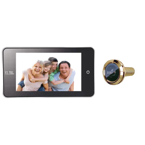 BricoShop24 Spioncino Digitale Oro 110° Display 4" Porte 38–110 mm Visione Ampia