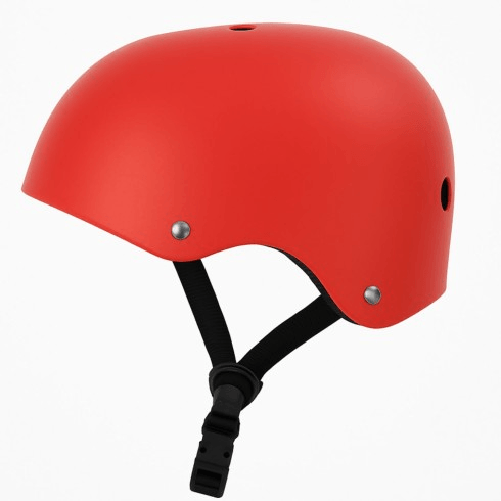 Piston Car Casco Protettivo Bambini Regolabile Rosso