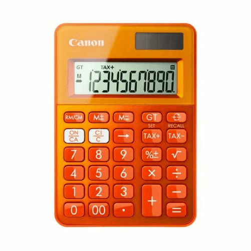 Canon LS-100K calcolatrice Desktop Calcolatrice di base Arancione Canon Calcolatrice Canon 0289C004AA Arancio