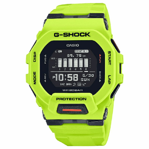 Casio G-Shock GBD-200-9ER orologio Orologio da polso Lime Casio Smartwatch Casio G-SQUAD STEP TRACKER BLUETOOTH Nero
