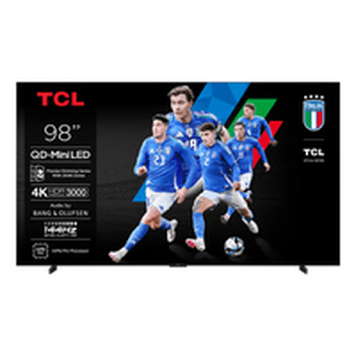 TCL Serie Smart TV QD-MiniLED 4K 98" 98C7K, 144Hz, audio B&O, Dolby Vision IQ & Atmos, Google TV TCL Smart TV TCL 98C7K 98" 4K Ultra HD HDR QD Mini LE