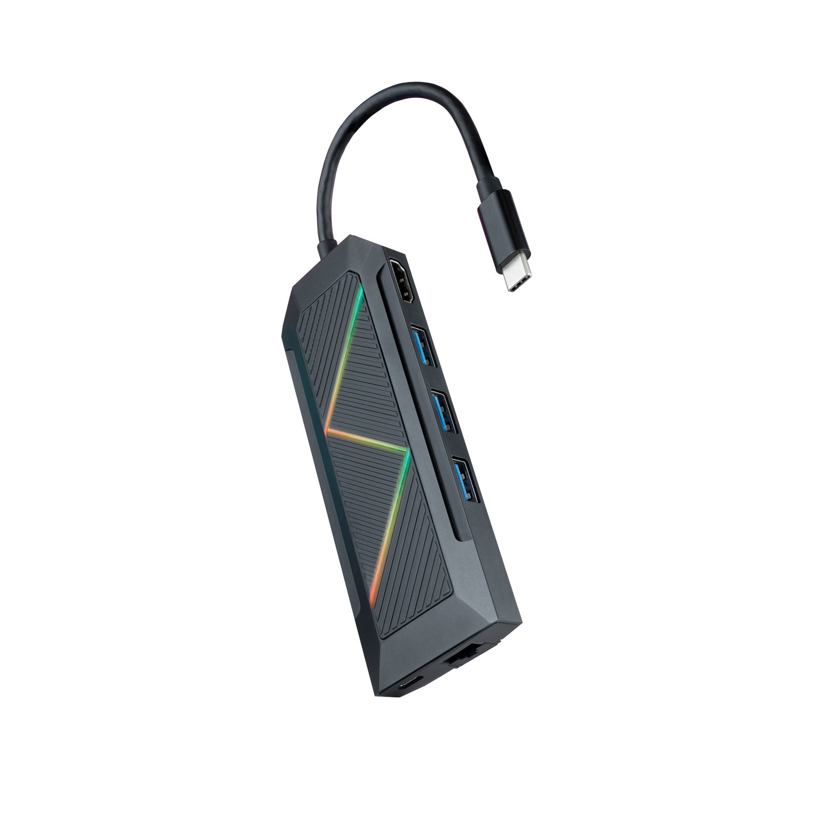 Nanocable 10.16.0801 replicatore di porte e docking station per notebook Cablato USB 3.2 Gen 1 (3.1 Gen 1) Type-C Nero Nanocable 10.16.0801 replicator
