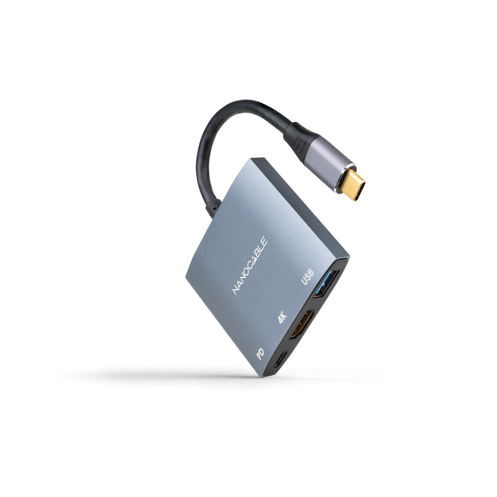 Nanocable 10.16.4306 adattatore grafico USB 3840 x 2160 Pixel Grigio