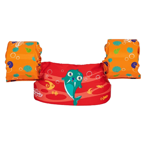 TrAdE Shop Traesio Gilet Salvagente Per Bambini Design Tricheco Giubbotto Galleggiante Con Braccioli 90139 -