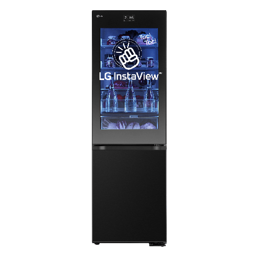 LG MoodUP GBG7190CEV Frigo combinato InstaView, Classe C, 349L, Nero
