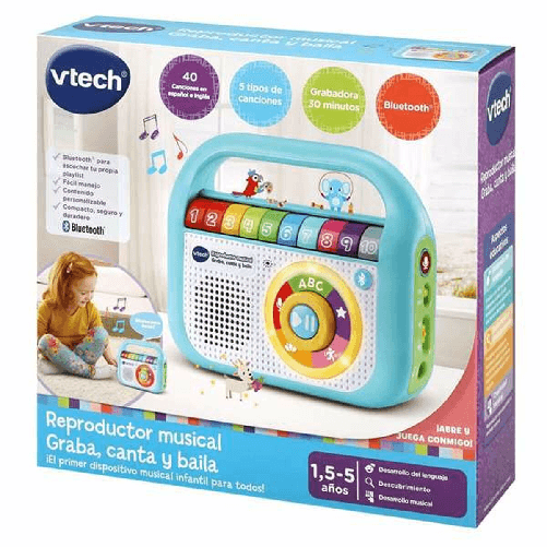 Vtech Giocattolo Musicale Vtech Bluetooth Suono Registrazione