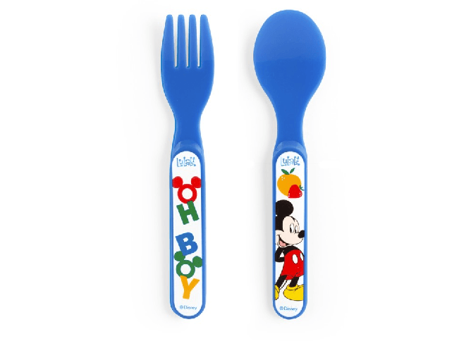 Lulabi 6x Lulabi Set Posate Mickey Happy Times Cucchiai E Forchette