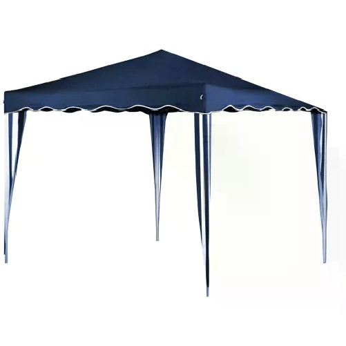 Garden Gazebo da Giardino Pieghevole 3x3 m Blu Struttura in Acciaio