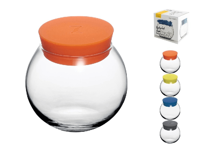 Pasabahce 8x Barattoli Vetro Aquarium colori assortiti Cc 420 Pasabahce