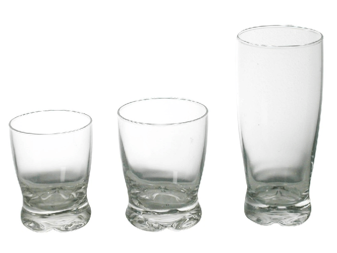 Bormioli Rocco 5x Confezioni 3 Bicchieri In Vetro Madison Bibit cl 39 Trasparente Bormioli Rocco