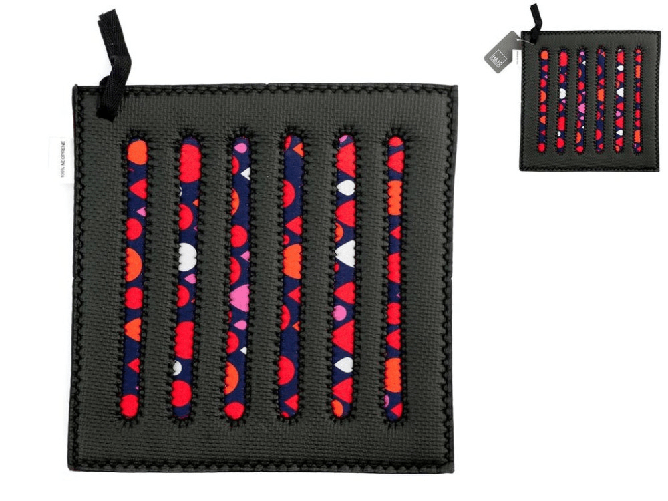 H&h 3x Sotto Pentola In Neoprene, 21x21 Cm H&H