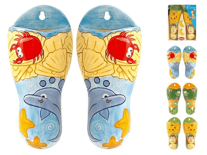 Home 6x Set 2 Evaporatori Ceramica Piatti A Forma Di Ciabatta An Home