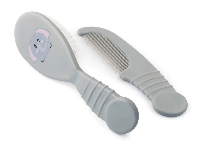 Lulabi 6x Set Pettine E Spazzola Elefantino Lulabi