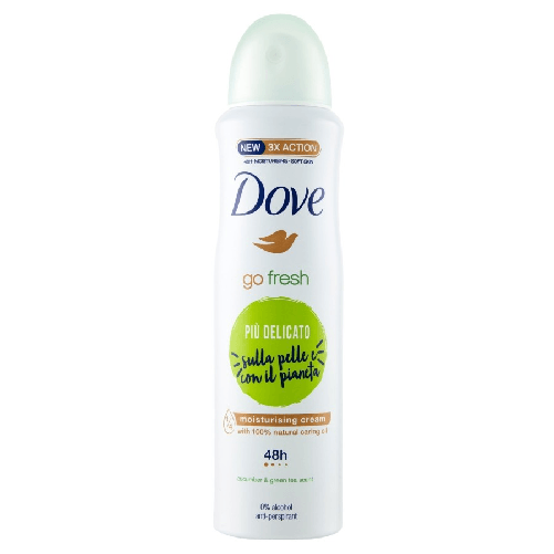 Dove 3x Dove Deodorante Spray 150 Ml. Go Fresh Cetriolo