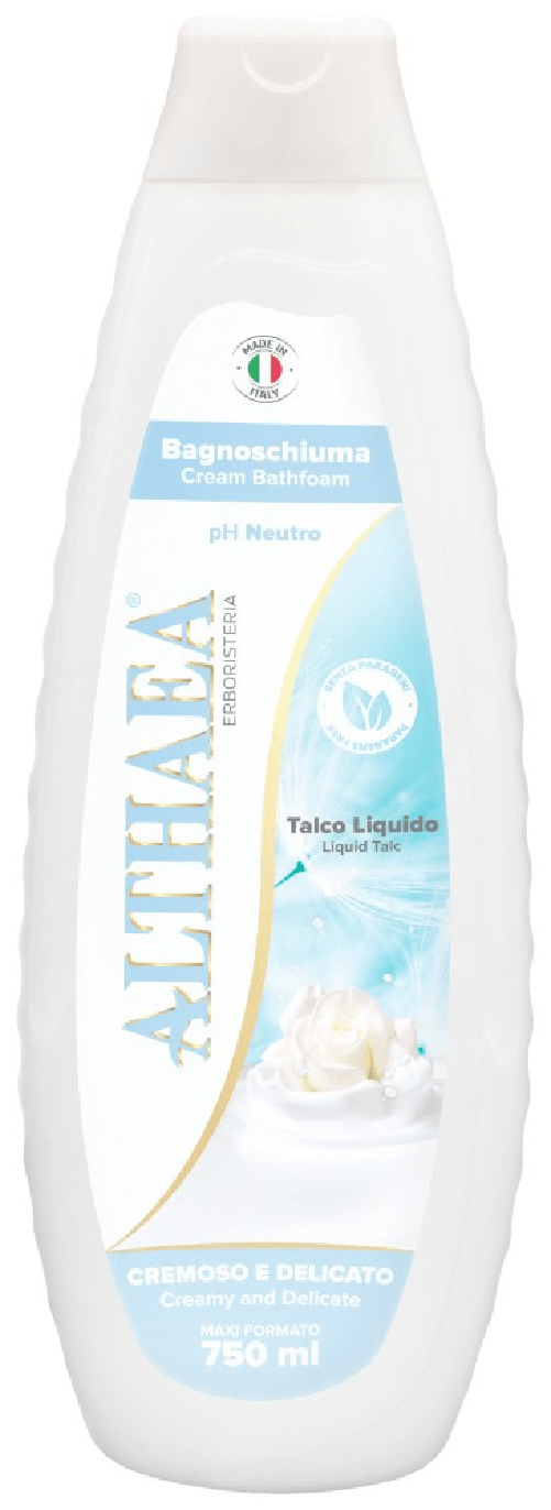 Althaea 3x Althaea Bagno 750 Ml. Talco Liquido Made In Italy