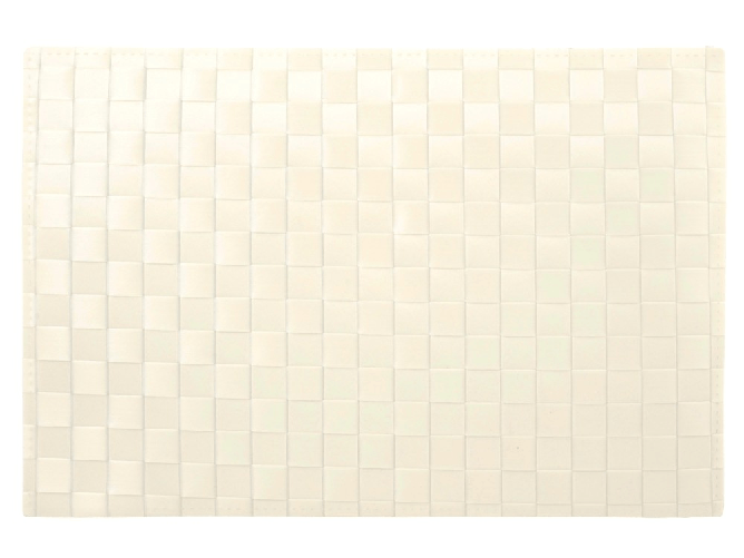 Home 6x Tovagliette In Polipropilene Colore Avorio Cm45X30, Rombo