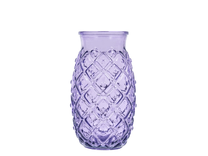 Home 6x Bicchieri Home Ananas Viola 70Cl Vetro