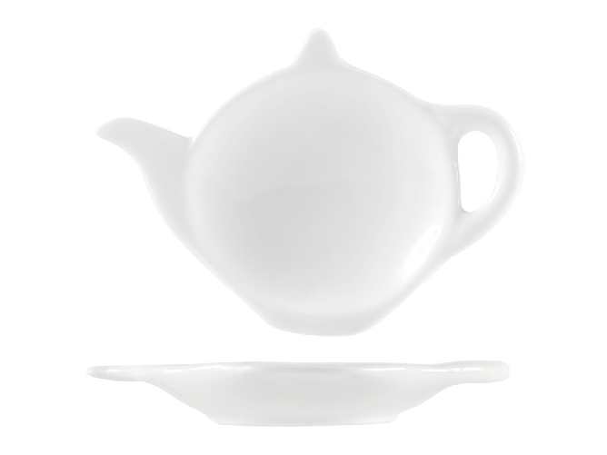 H&h 12x Piatti Frutta H&H Bianco Cm12 Porcellana