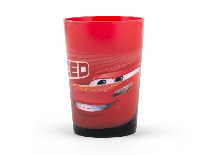 Lulabi 6x Bicchieri Cars Disney Lulabi In Polipropilene Decorato Cl 25,5